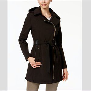 [NWOT] Via Spiga Asymmetrical Front Belted Trench Coat